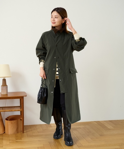 「Barbour」 ジャケット 34 カーキ レディース_画像4