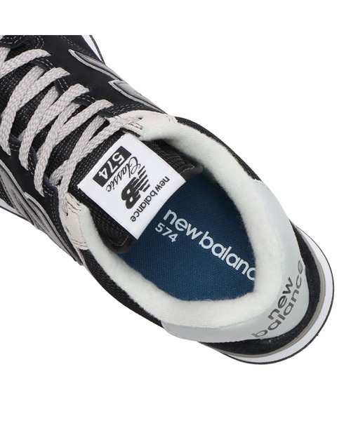 「New Balance」 ローカットスニーカー 24.5cm ブラック メンズ_画像8