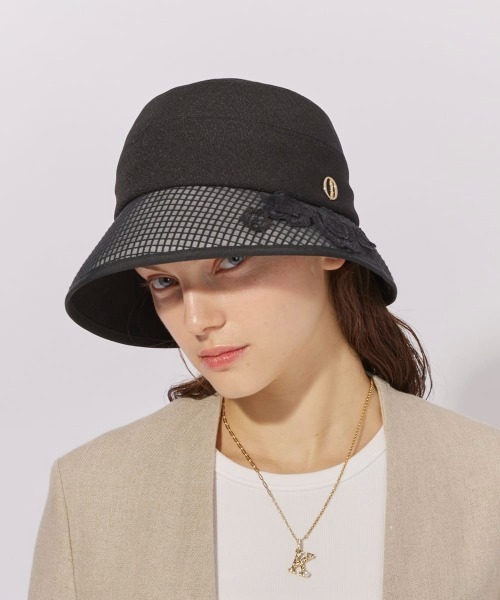 帽子 ハット Chapeau d' O  Flower Lace  Linela Cloche / シャポードオー レディースの画像