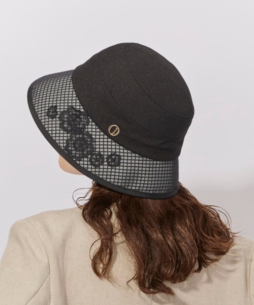 帽子 ハット Chapeau d' O  Flower Lace  Linela Cloche / シャポードオー レディースの画像