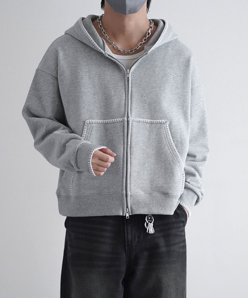 ROPE' パーカー GNORDA SHAG ZIP HOODIE | gnuhr
