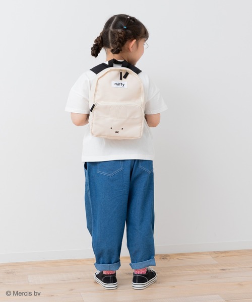 ミッフィー型リュック ホワイト/ブルー(子供用) Miffy（ミッフィー） リュック 「ミッフィー」リュックサック キッズ