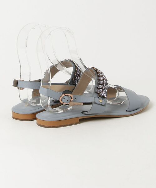 「PICHE ABAHOUSE」 フラットサンダル L ブルー レディース_画像2