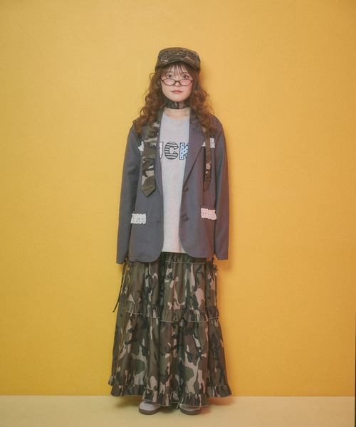 WC tシャツ 半袖 パッチワークロゴビッグT レディース : ZOZOTOWN