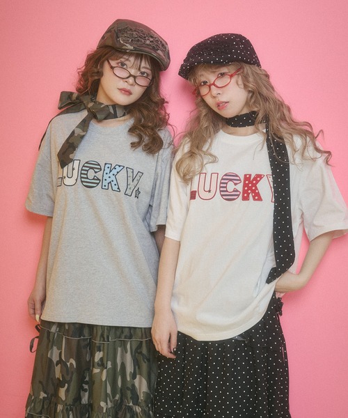 WC tシャツ 半袖 パッチワークロゴビッグT レディース : ZOZOTOWN