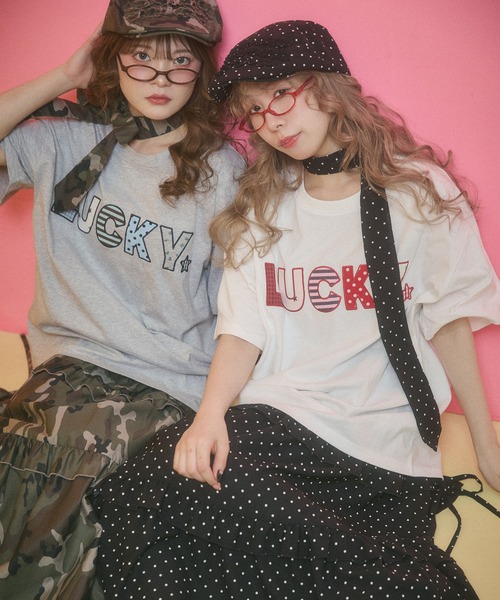 WC tシャツ 半袖 パッチワークロゴビッグT レディース : ZOZOTOWN