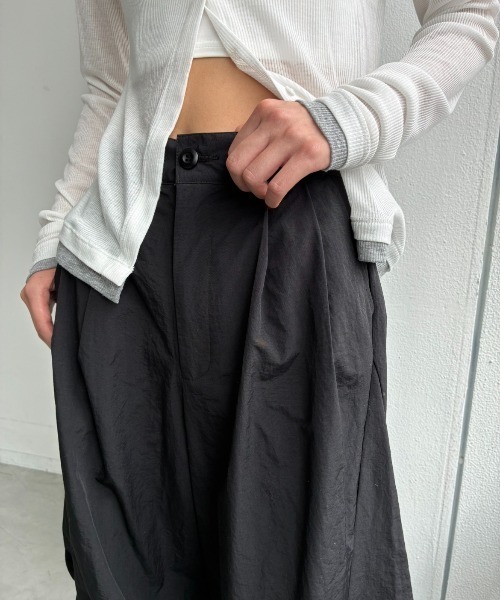 AIC. パンツ コクーンタックワイドパンツ レディース : ZOZOTOWN Yahoo