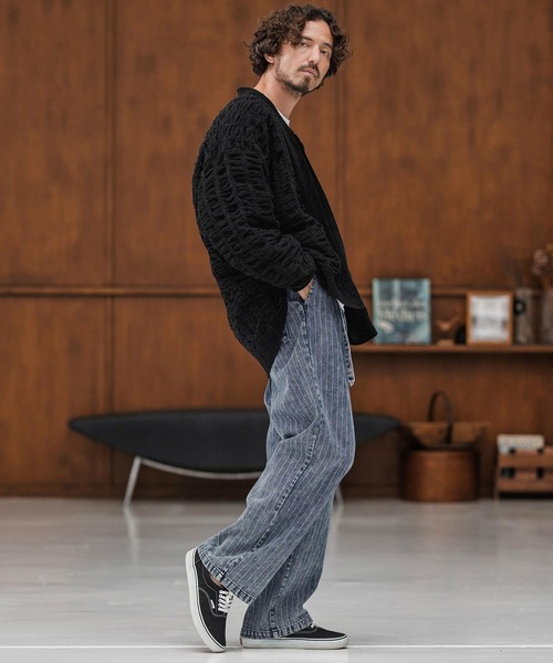 「CAMBIO」 デニムパンツ M ブラック系その他 メンズ_6