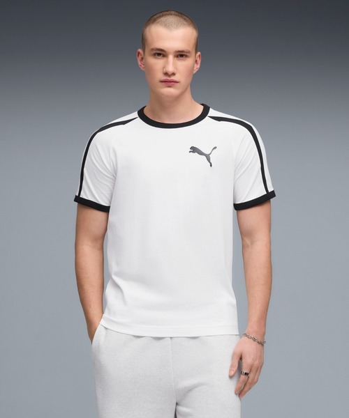 PUMA（プーマ） tシャツ メンズ T7 ビッグ キャット リンガー 半袖 T