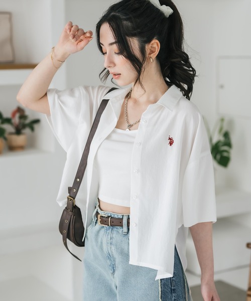 U.S. POLO ASSN.（ユーエスポロアッスン） ブラウス シャツ W's ワン