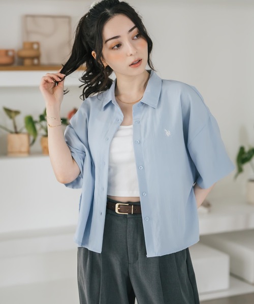 U.S. POLO ASSN.（ユーエスポロアッスン） ブラウス シャツ W