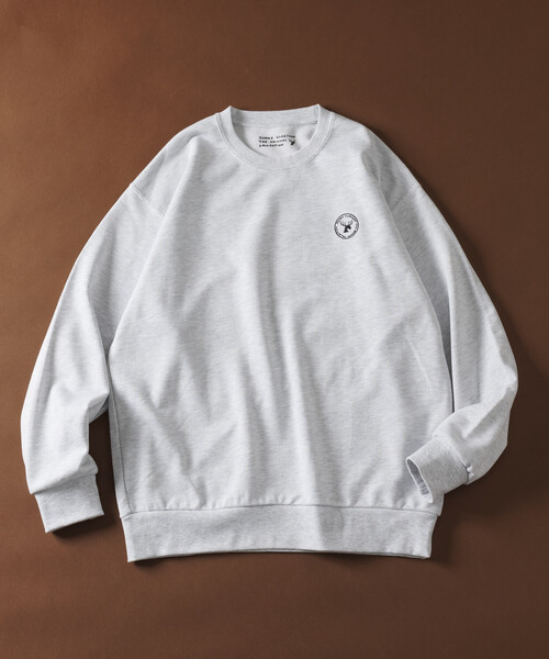 「Jonas Claesson」 スウェットカットソー LARGE チャコールグレー メンズ_画像2