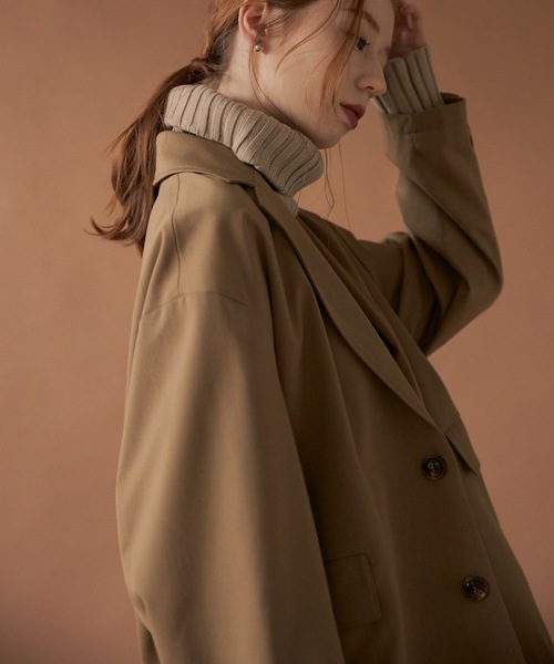 「hinari」 セットアップ MEDIUM キャメル レディース_画像4