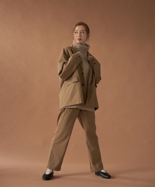 「hinari」 セットアップ MEDIUM キャメル レディース_画像8