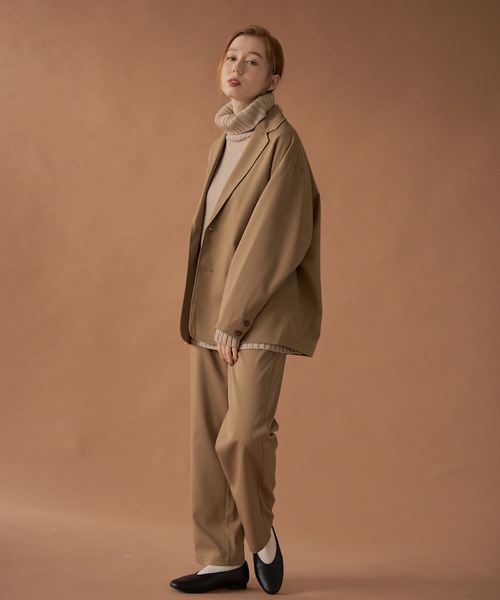 「hinari」 セットアップ MEDIUM キャメル レディース_画像9