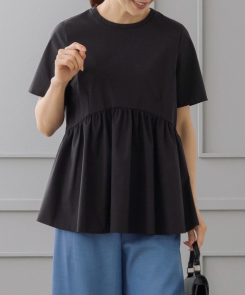 Sono（ソーノ） ブラウス シャツ 「SONO/ソーノ」ラウディングペプラム