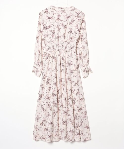 「NOELA」 長袖ワンピース S ベージュ レディース_画像2