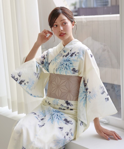 shetila（シェティラ） 浴衣 大人の「涼」浴衣 帯が選べる2点セット