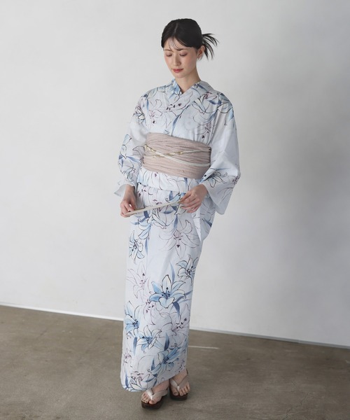 shetila（シェティラ） 浴衣 大人の「涼」浴衣 帯が選べる2点セット