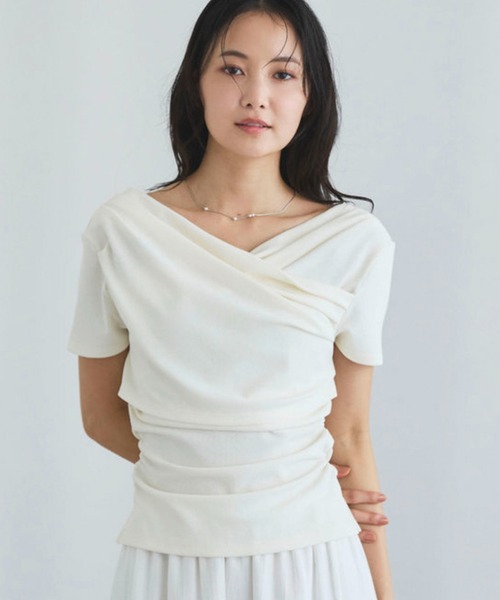 archives（アルシーヴ） tシャツ 「ONかわ」ハーフスリーブクロス