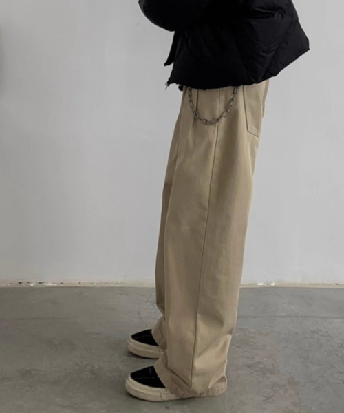 「link lot」 チノパンツ L ベージュ メンズ_画像4