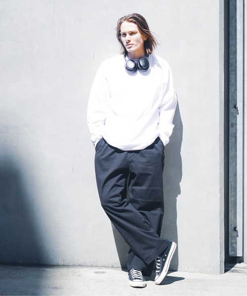 「SHAKA WeAR」 長袖Tシャツ LARGE ブラック メンズ_画像3