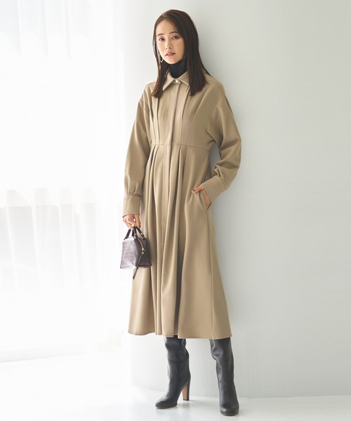 「RUIRUE BOUTIQUE」 シャツワンピース 5L ネイビー レディース_画像8