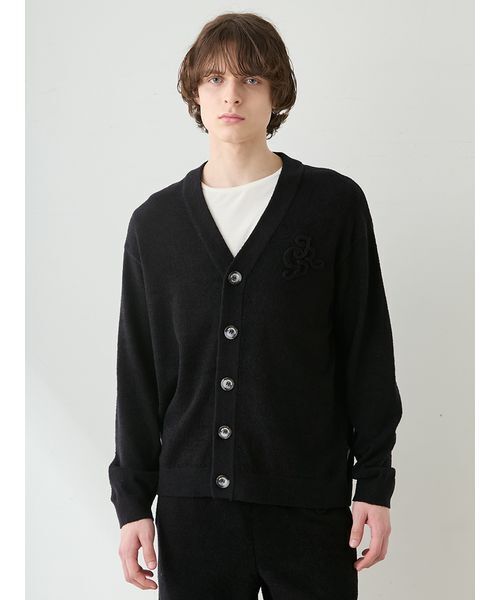 パジャマ 「JOEL ROBUCHON」「HOMME」「接触冷感」スムーズィーliteクールワンポイント刺繍カーディガン メンズ_5
