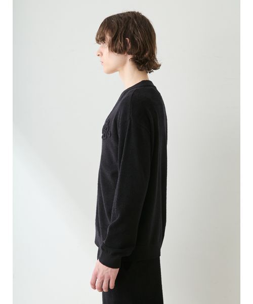パジャマ 「JOEL ROBUCHON」「HOMME」「接触冷感」スムーズィーliteクールワンポイント刺繍カーディガン メンズ_7