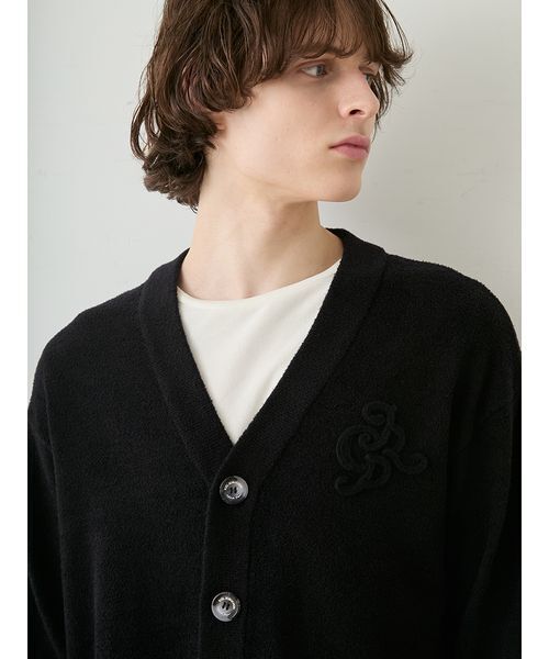 パジャマ 「JOEL ROBUCHON」「HOMME」「接触冷感」スムーズィーliteクールワンポイント刺繍カーディガン メンズ_9