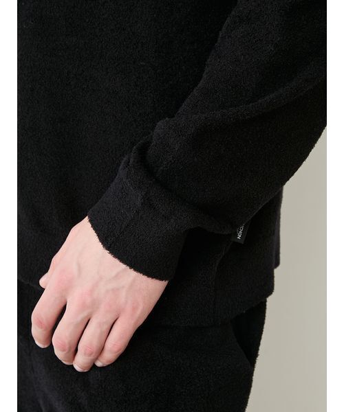 パジャマ 「JOEL ROBUCHON」「HOMME」「接触冷感」スムーズィーliteクールワンポイント刺繍カーディガン メンズ_12