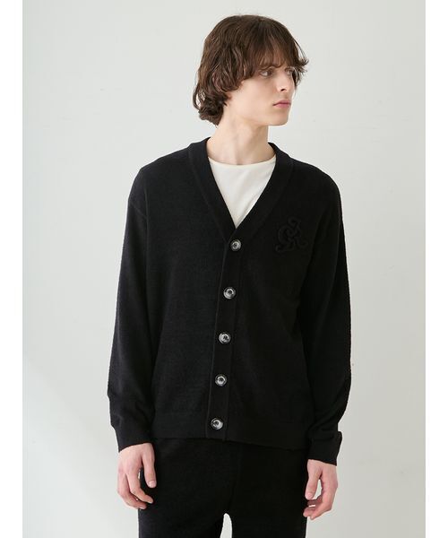 パジャマ 「JOEL ROBUCHON」「HOMME」「接触冷感」スムーズィーliteクールワンポイント刺繍カーディガン メンズ_14