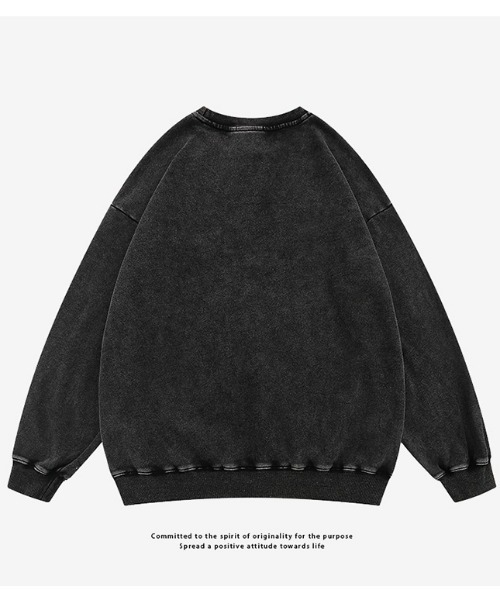 「ARULE」 スウェットカットソー X-LARGE ブラック メンズ_画像3