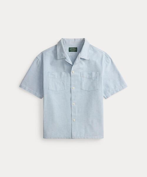 シャツ リラックス フィット オックスフォード キャンプ シャツ メンズの画像