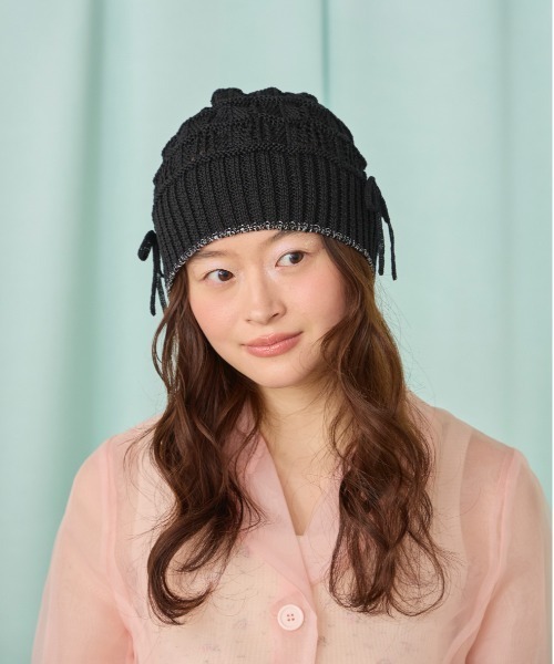「kaorinomori」 ニットキャップ FREE ピンク レディース_画像7