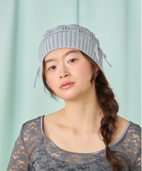 「kaorinomori」 ニットキャップ FREE ピンク レディース_画像9