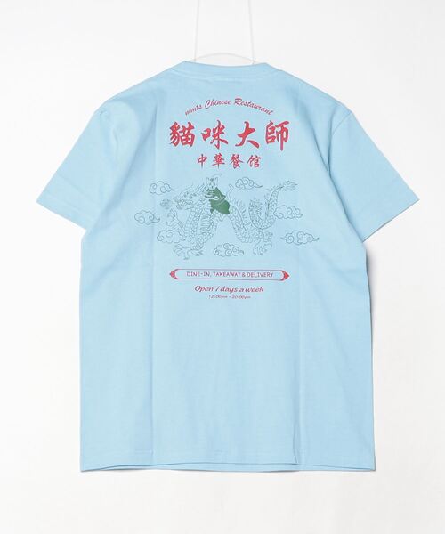 「mmts」 半袖Tシャツ M サックスブルー レディース_画像2