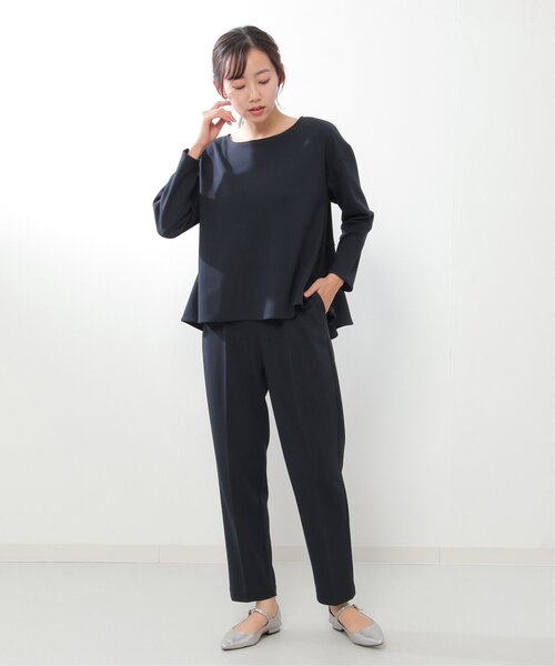 「IKKA LOUNGE」 セットアップ L ネイビー レディース_画像8