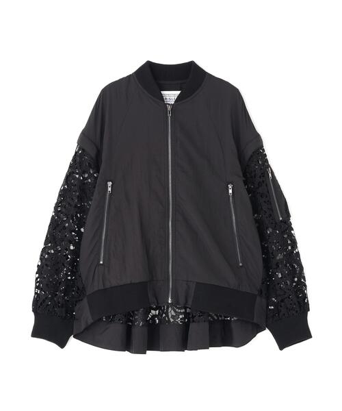 Risley コート アウター Risley(リズレー) 別注レースMA-1 レディース 