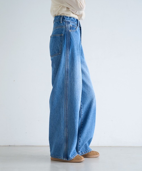 meilmada デニムパンツ SMALL ブルー レディース : ZOZOTOWN Yahoo!店