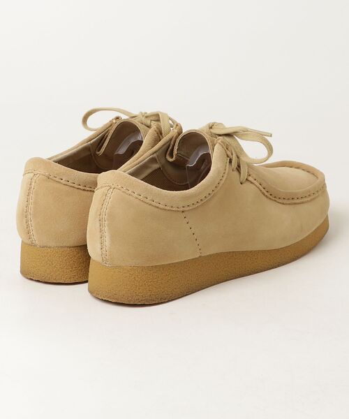「Clarks」 モカシンシューズ UK6.5 ベージュ メンズ_画像2