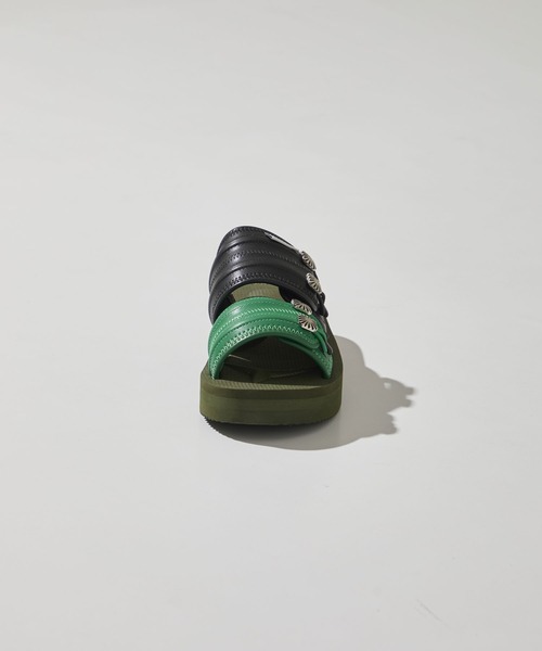 「TOGA PULLA」 「suicoke」フラットサンダル 25 ブラック レディース_画像3