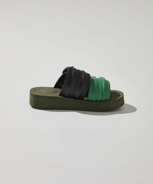 「TOGA PULLA」 「suicoke」フラットサンダル 25 ブラック レディース_画像6