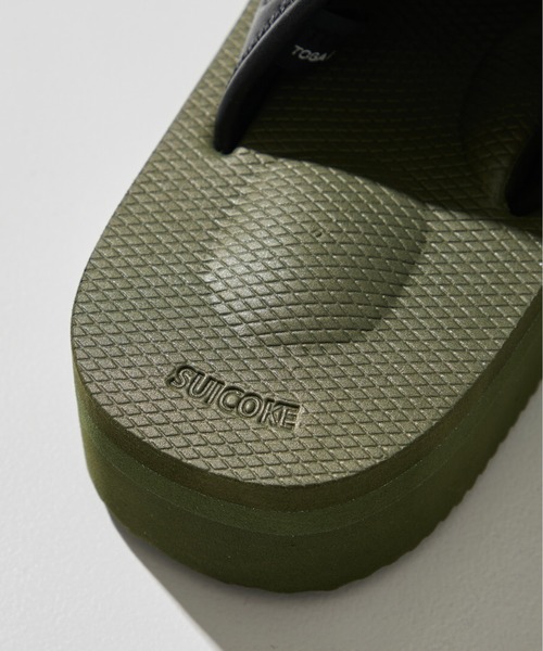 「TOGA PULLA」 「suicoke」フラットサンダル 25 ブラック レディース_画像7