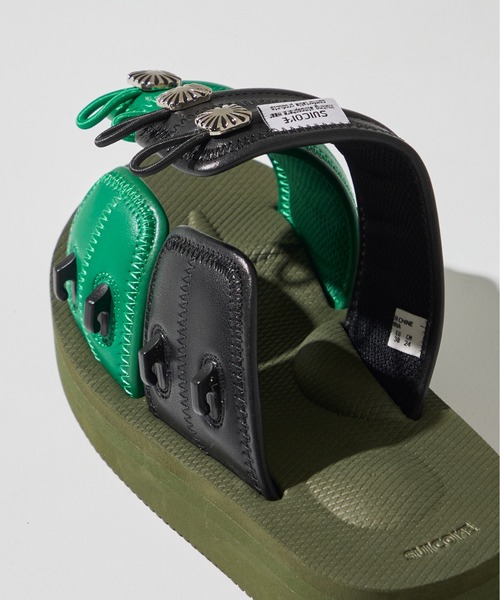 「TOGA PULLA」 「suicoke」フラットサンダル 25 ブラック レディース_画像8