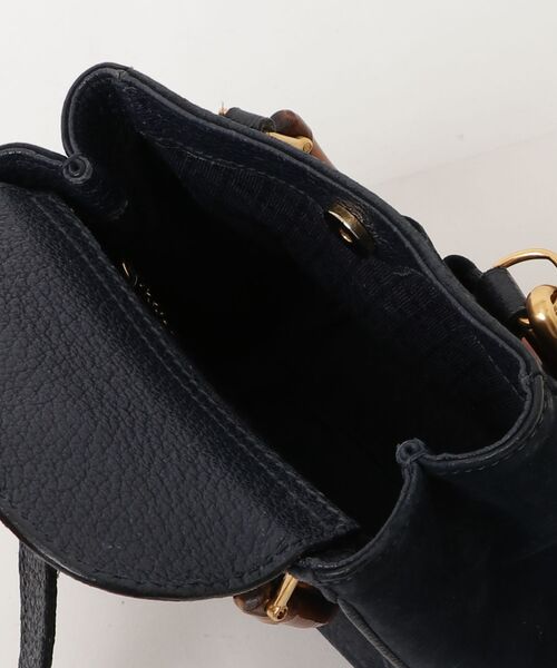 GUCCI（グッチ） バンブー 2WAYバッグ - ネイビー レディース