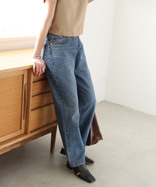 「501」 デニムパンツ 28 ブルー レディース_画像8