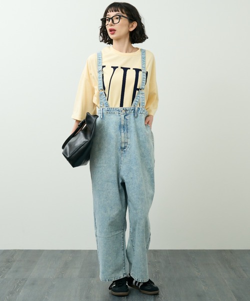 「A.D.C.L.」 デニムパンツ L ブルー レディース_画像8