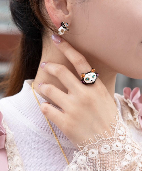 ANNA SUI（アナスイ） 指輪 リング 猫モチーフ リング レディース