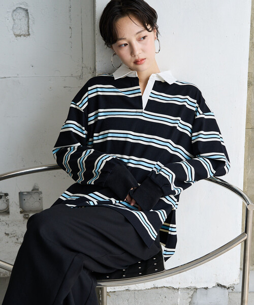 FREAK'S STORE（フリークスストア） tシャツ 限定展開 ラガーボーダー